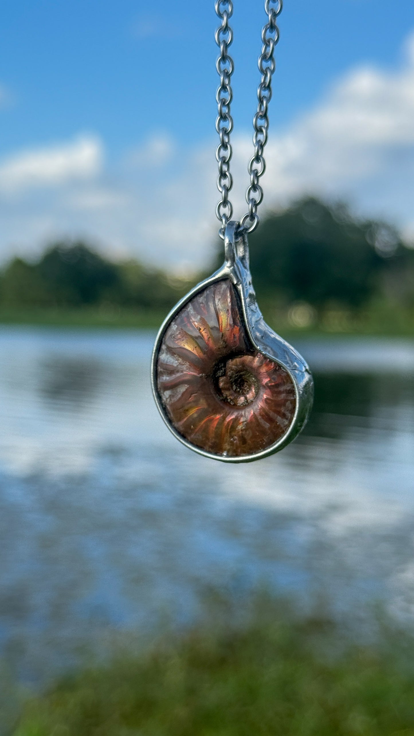 Mātrāmeru | Ammonite Necklace