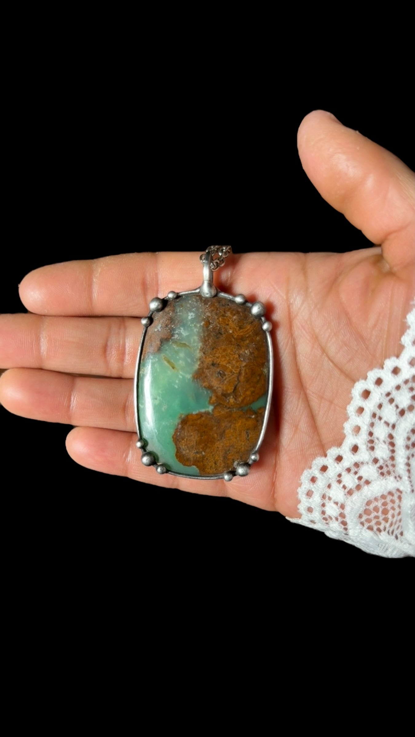 Slyvan | Chrysoprase Necklace