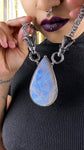 The Goat | Rainbow Moonstone Necklace