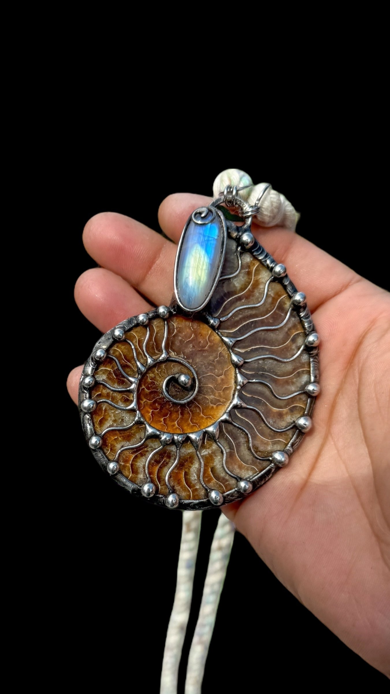 Ananta | Ammonite Necklace