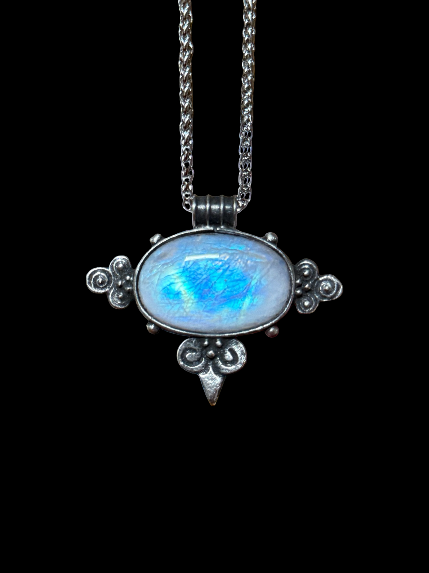 MOONWAKE | Rainbow Moonstone Necklace