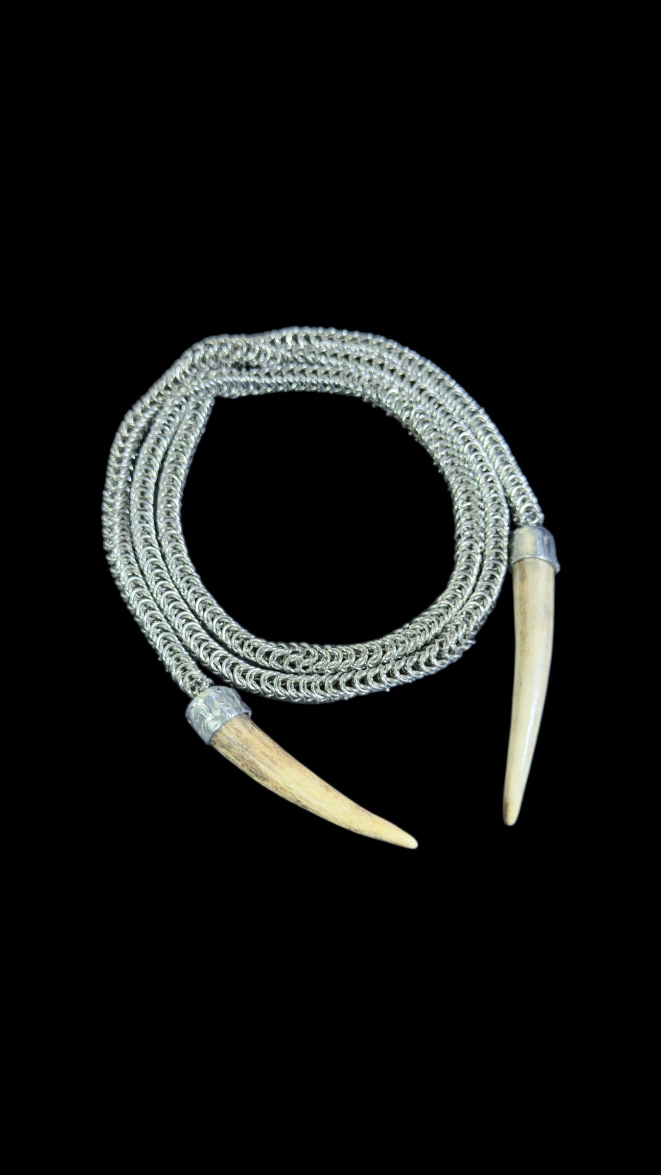 Davina | Antler Chainmaille Necklace