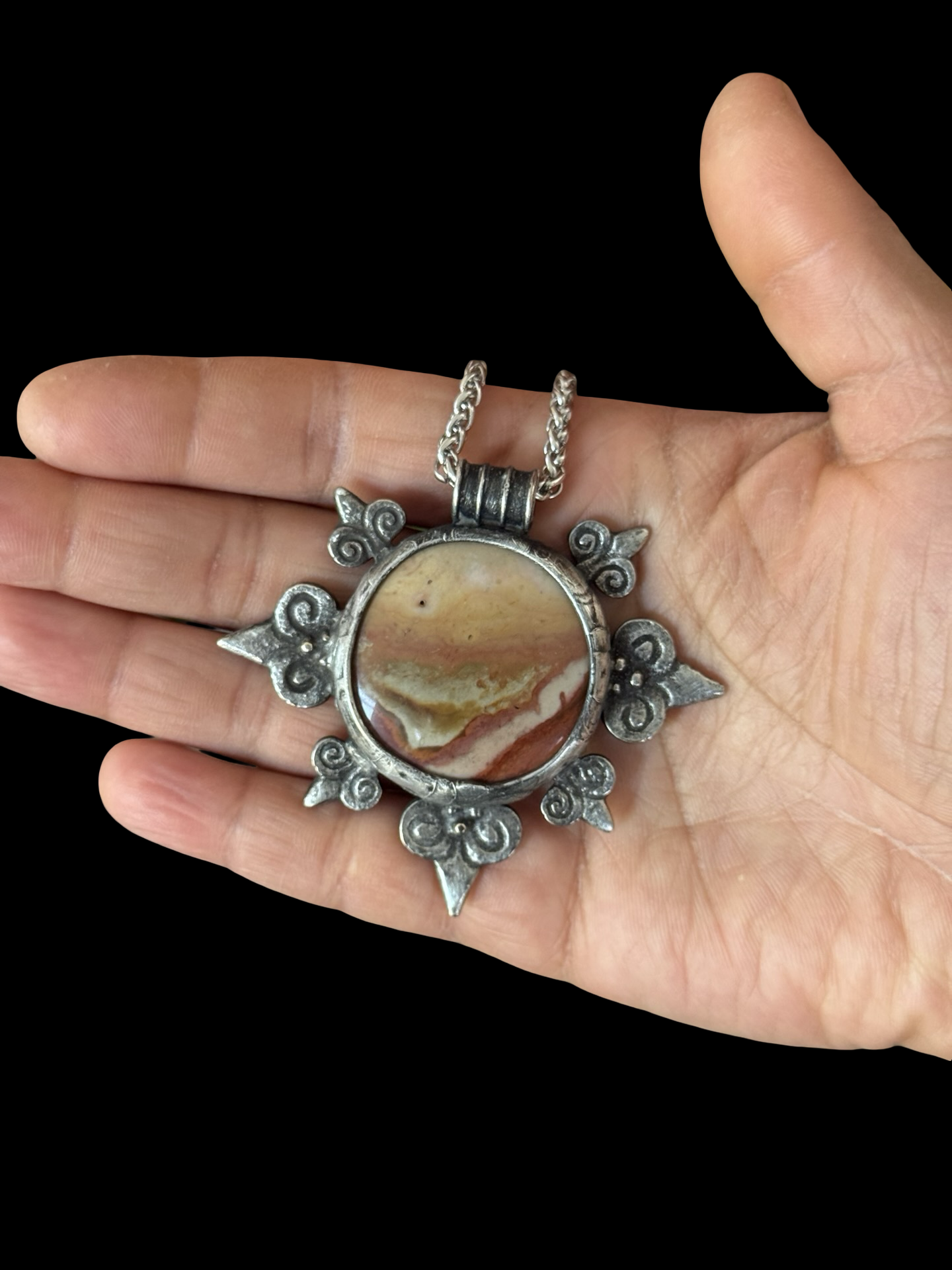 STRATA ROSE | Polychrome Jasper Necklace