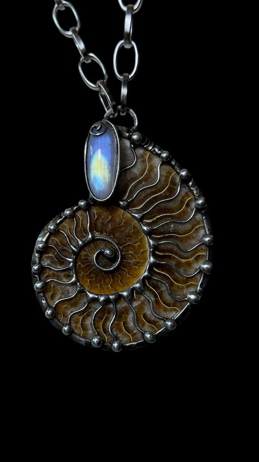 Ananta | Ammonite Necklace