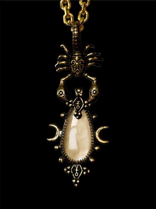 MOONBOUND RELIC | Clear Quartz Necklace