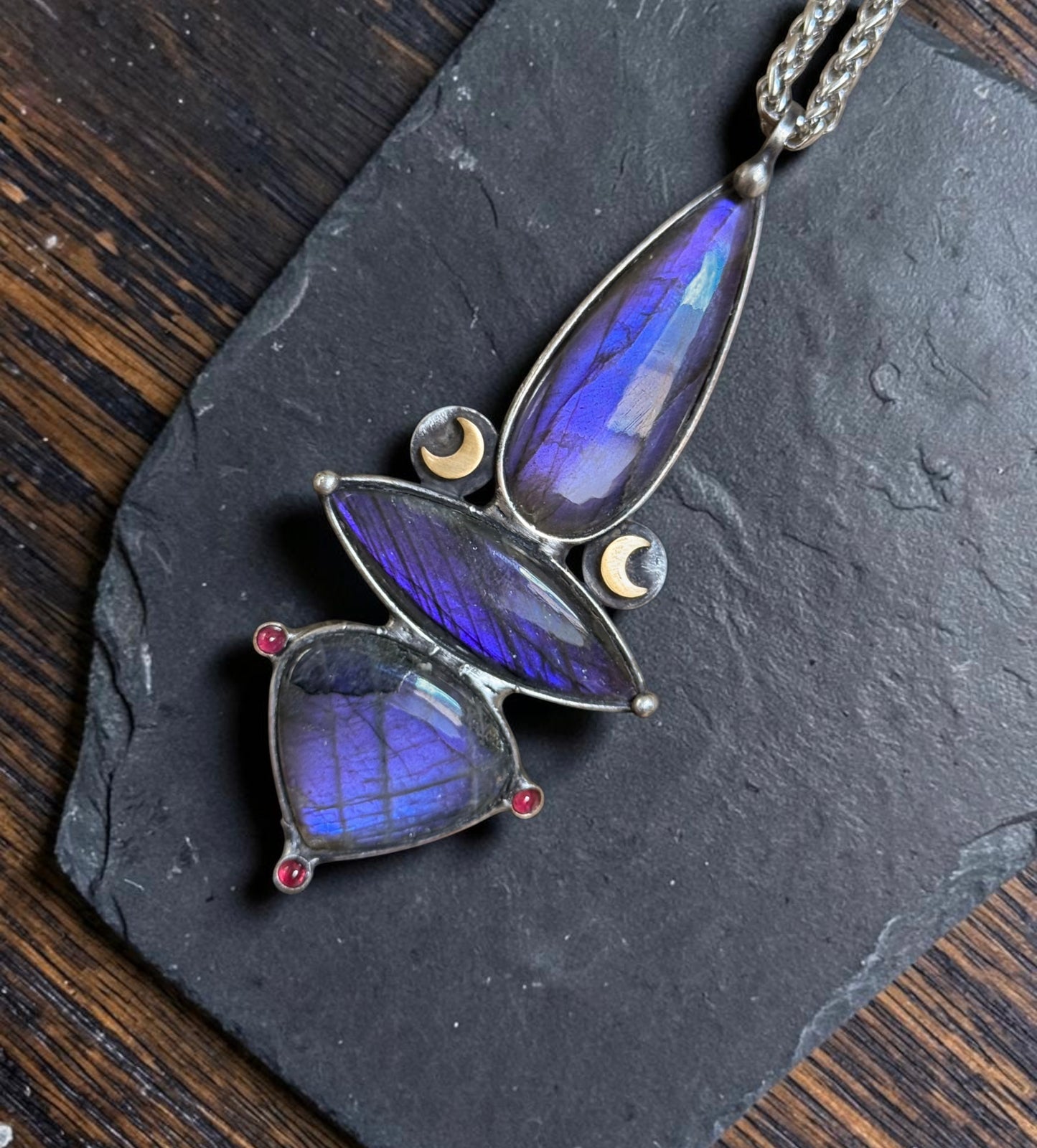VESPER TRIPTYCH | Labradorite Necklace