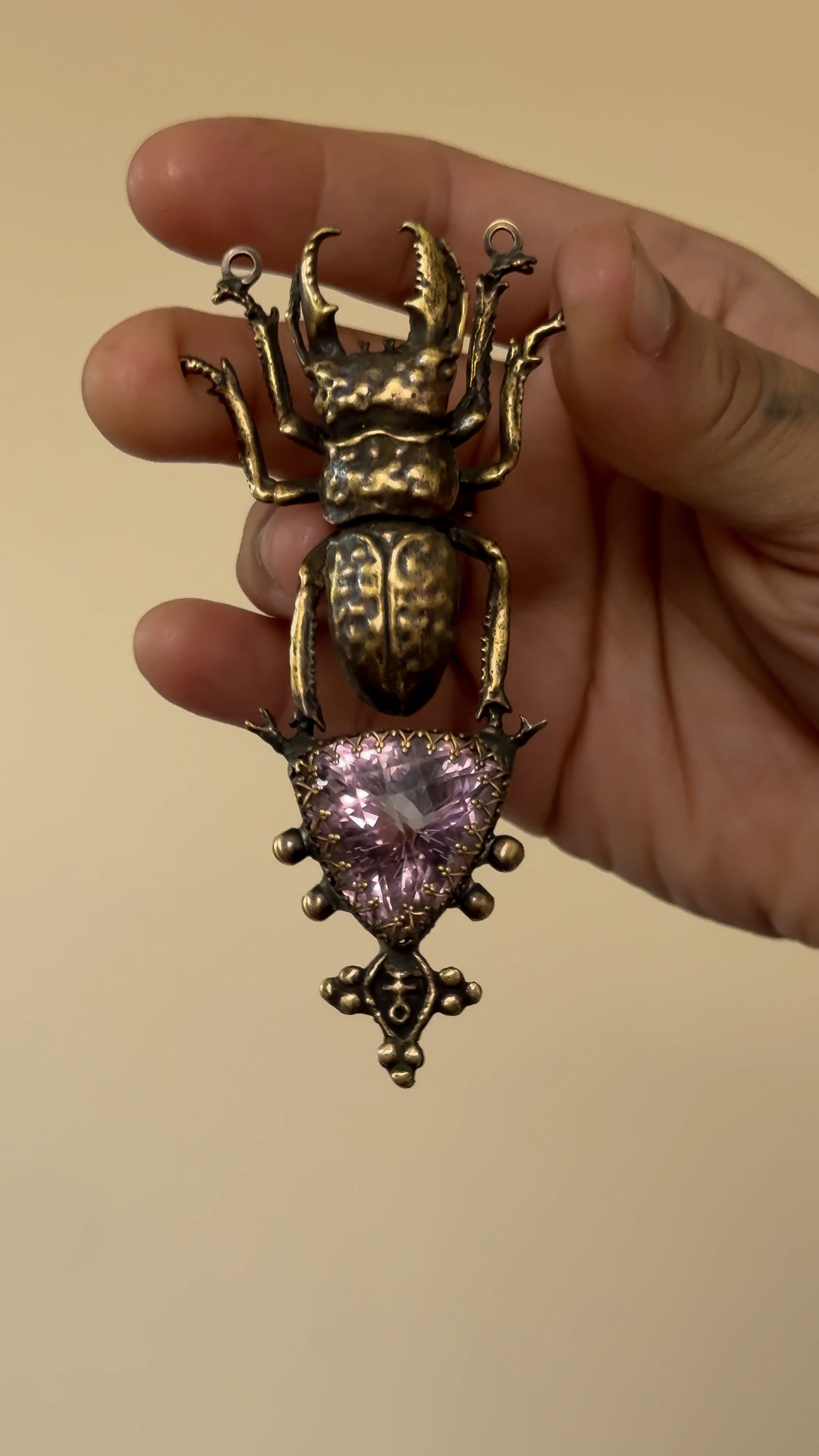 VIOLET FLAME RELIC | Amethyst Necklace