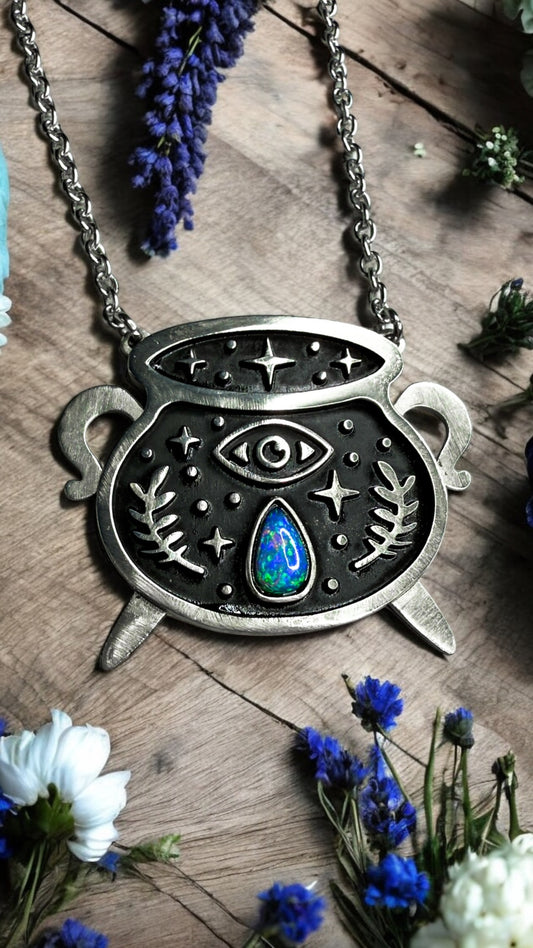 Cauldron | Opal Necklace