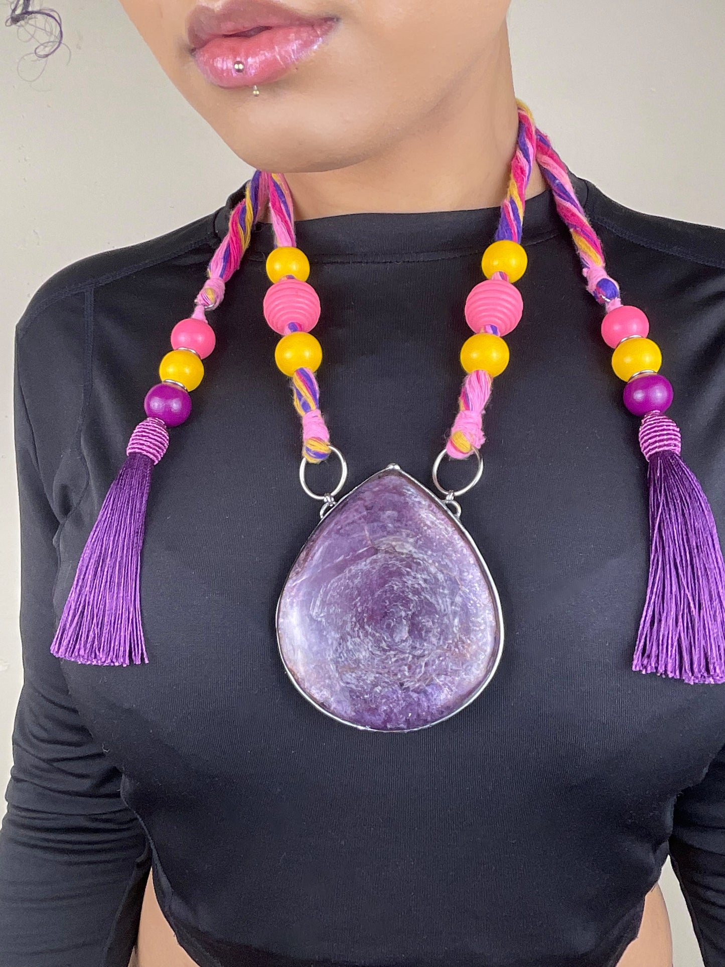 Helena | Lepidolite Necklace