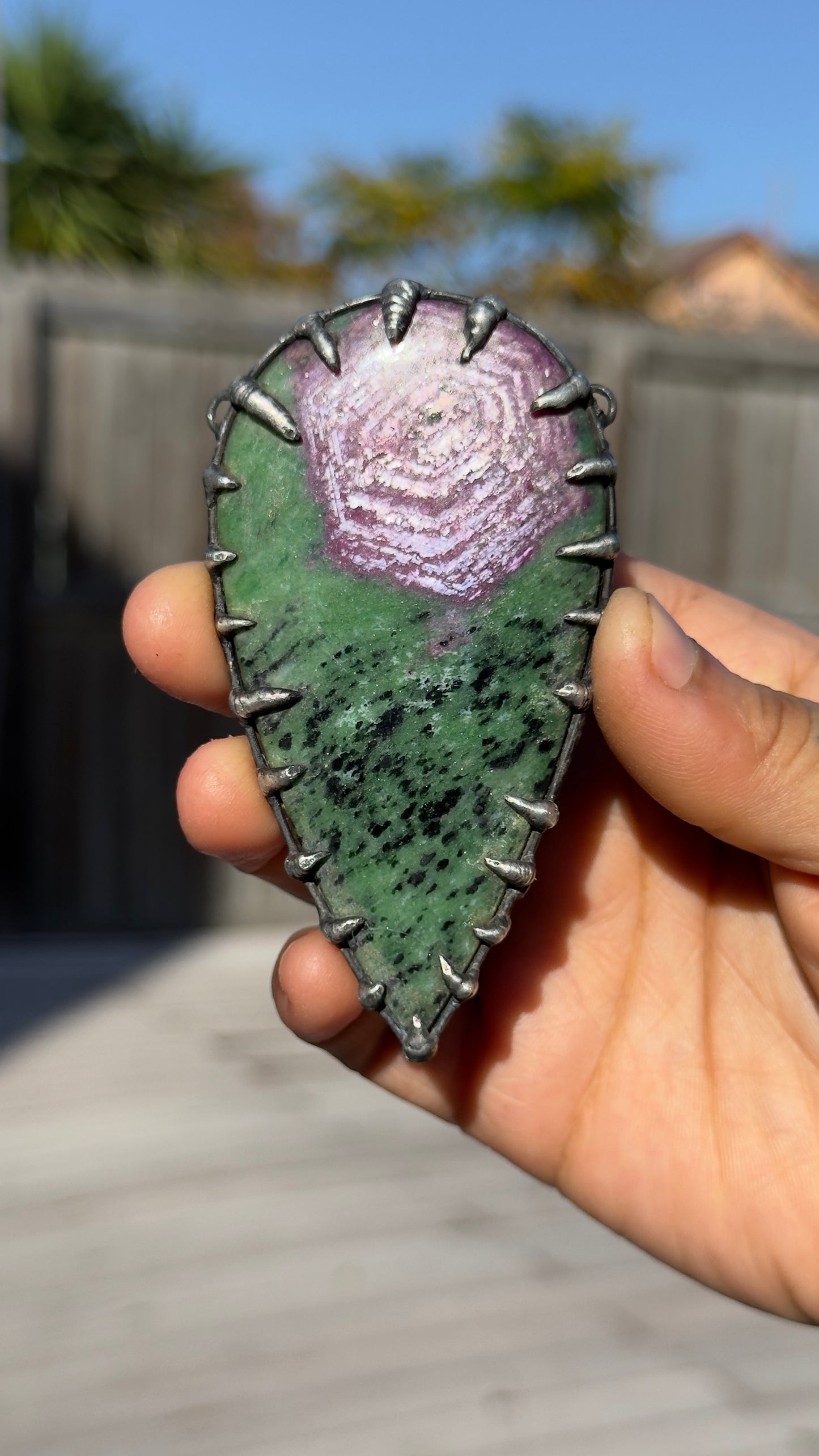 Valerius | Ruby Zoisite Necklace
