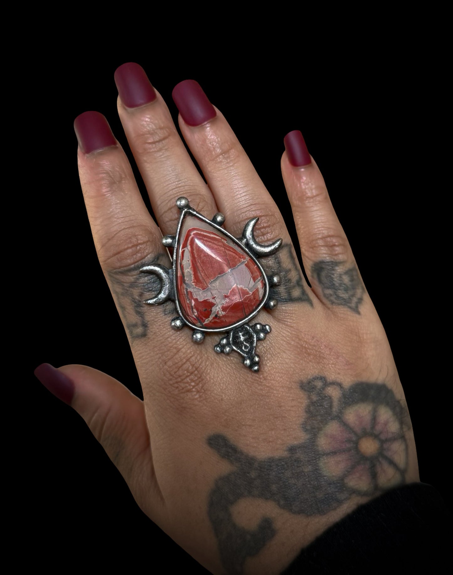 OXBOW | Red River Jasper Adjustable Ring