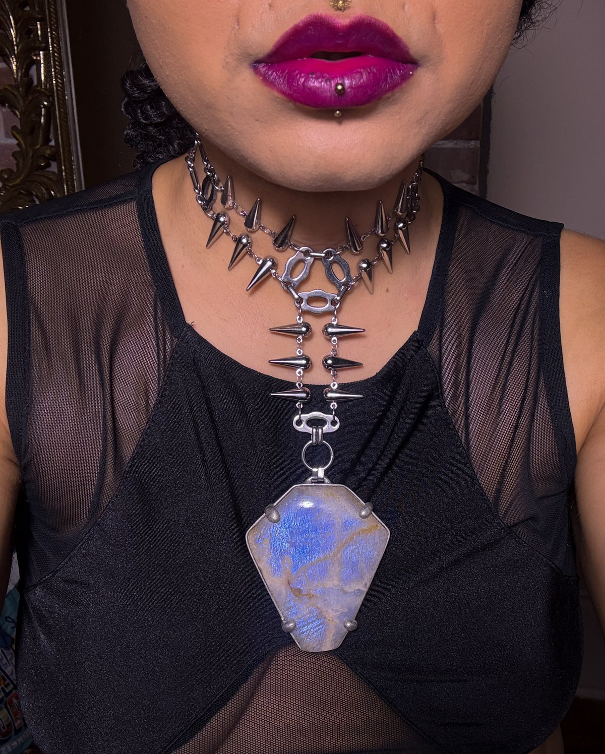 EXUVIAE | Rainbow Moonshine Necklace