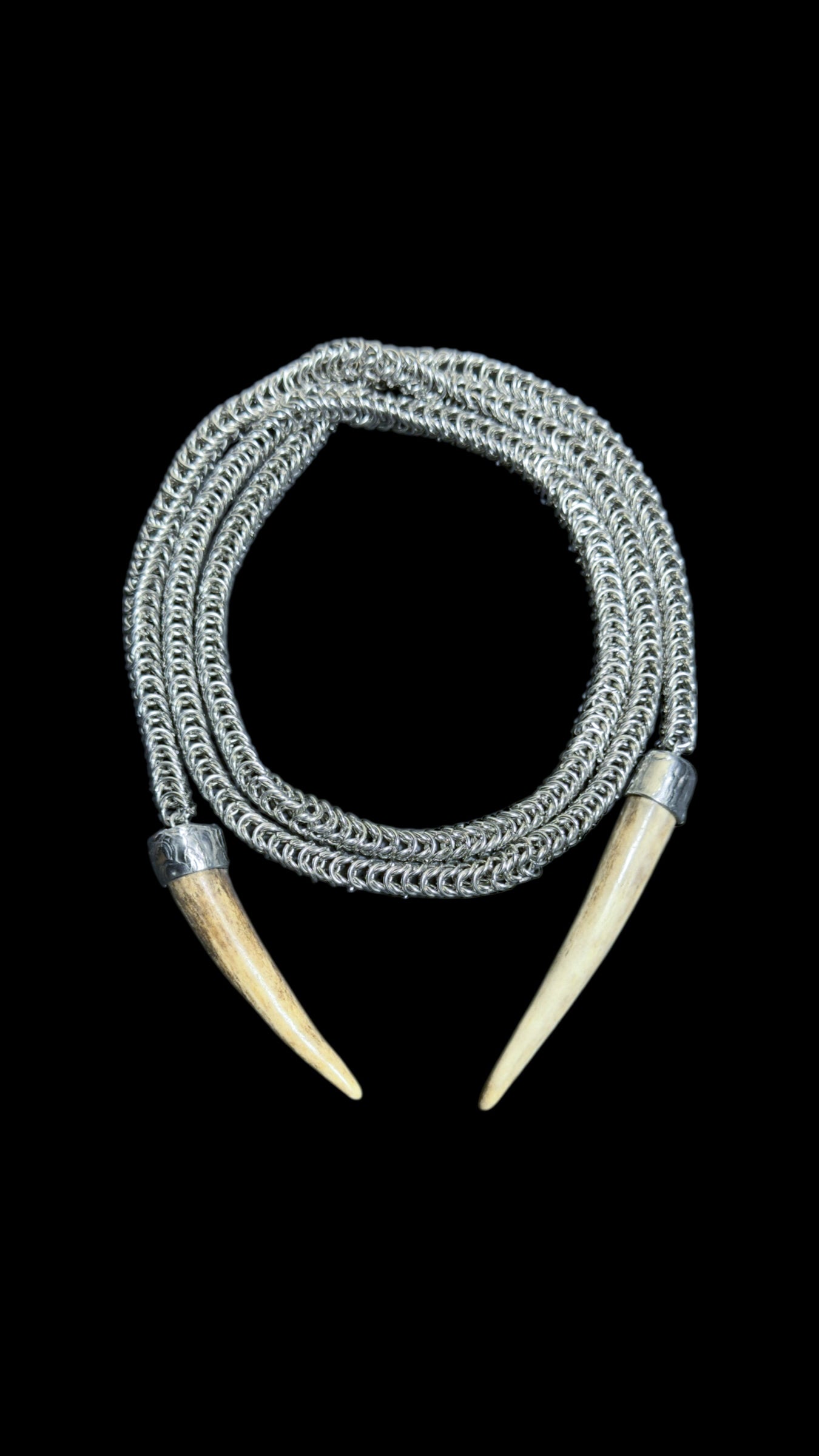 Davina | Antler Chainmaille Necklace