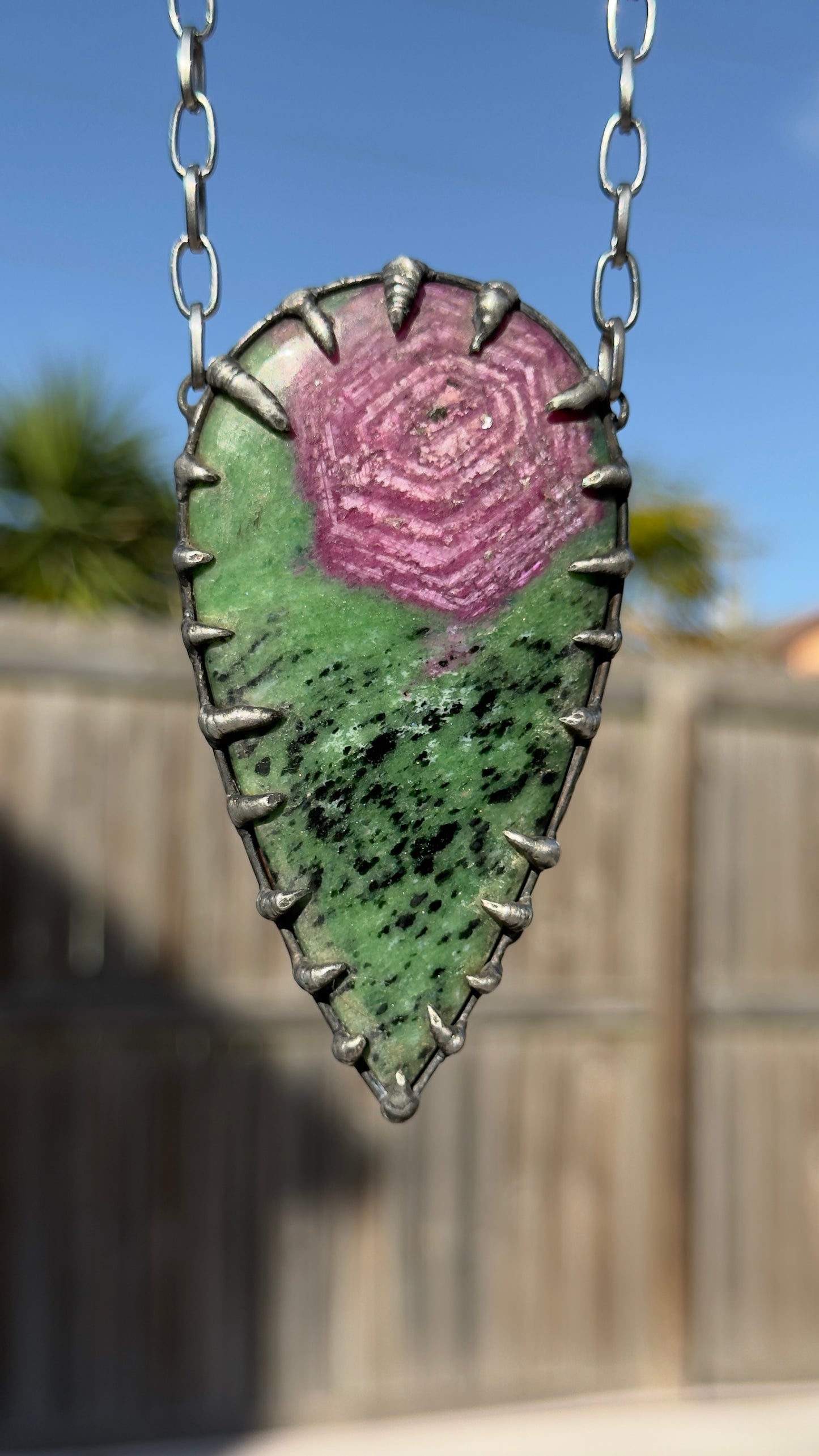 Valerius | Ruby Zoisite Necklace