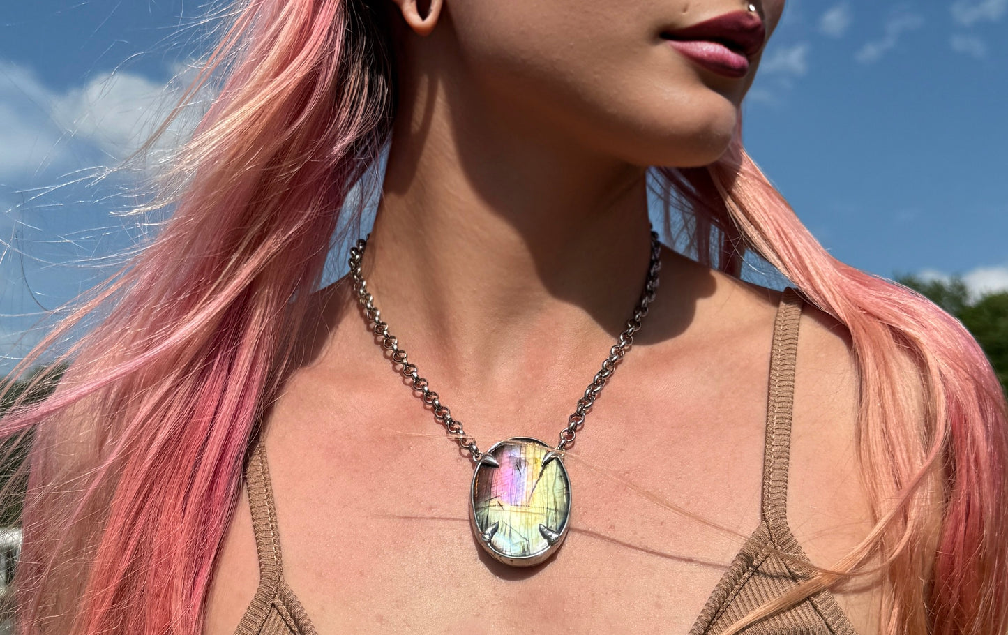 Farouk | Labradorite Necklace