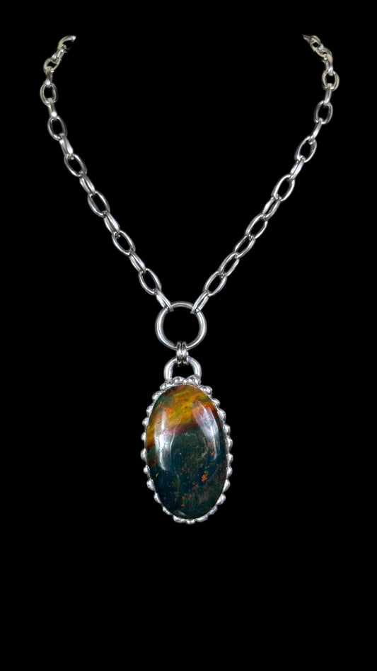 Tikvah | Bloodstone Necklace