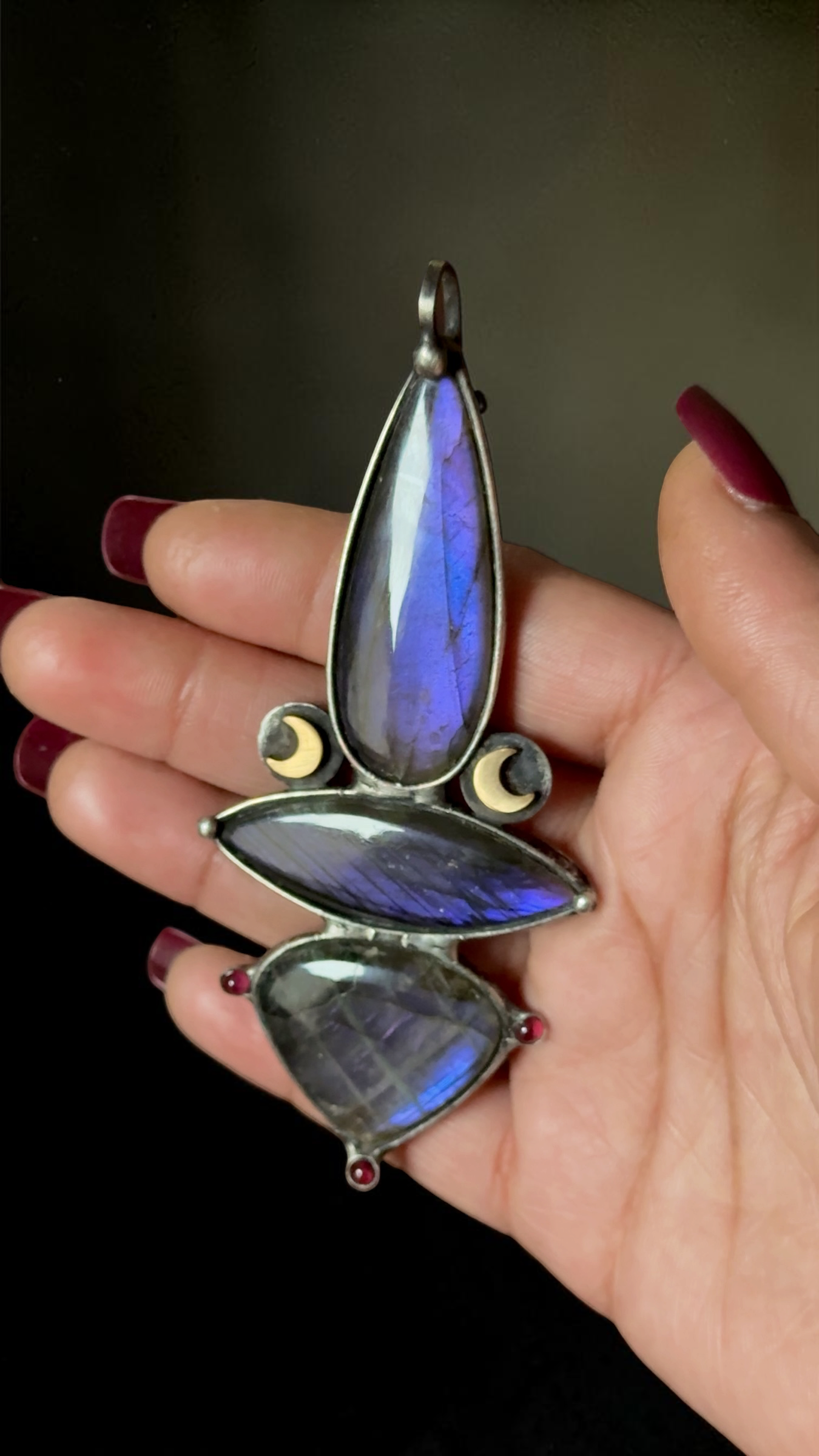 VESPER TRIPTYCH | Labradorite Necklace
