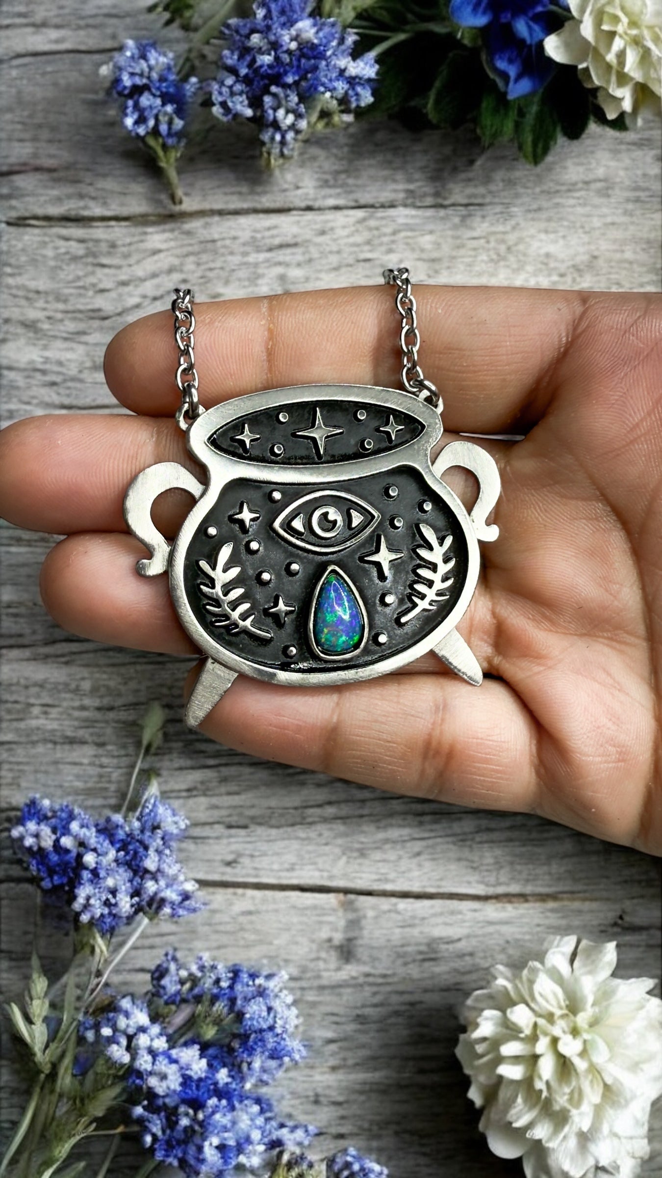 Cauldron | Opal Necklace