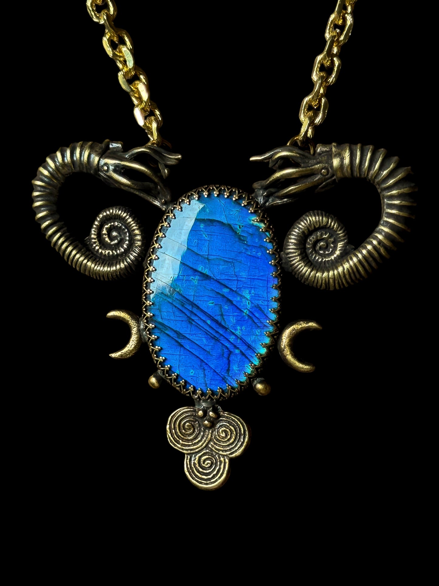 WOMB OF TIDES | Labradorite Necklace