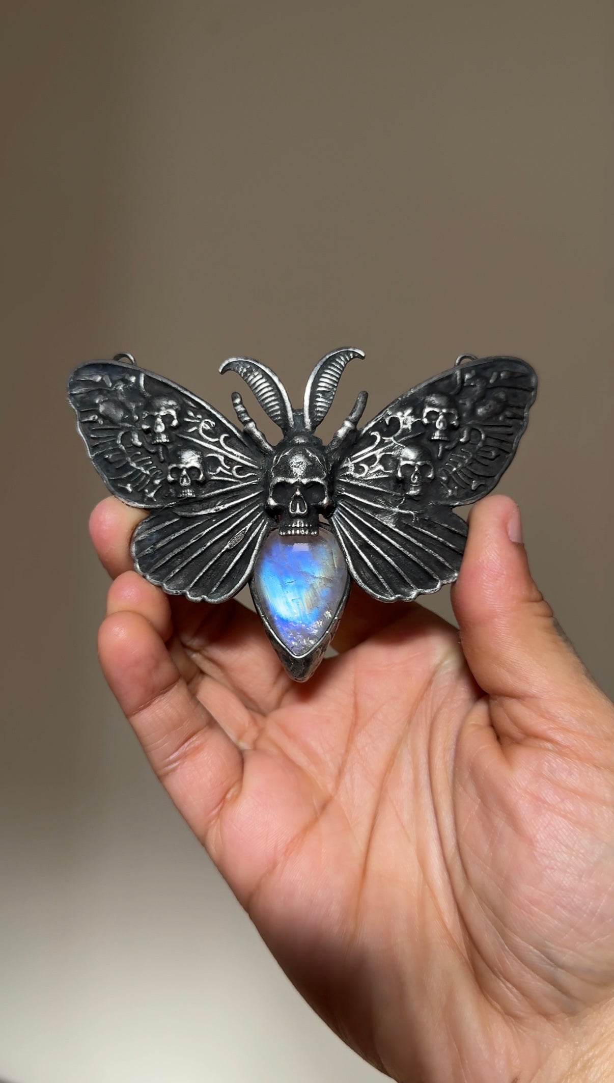 CUSTOM ORDER | Rainbow Moonstone Necklace