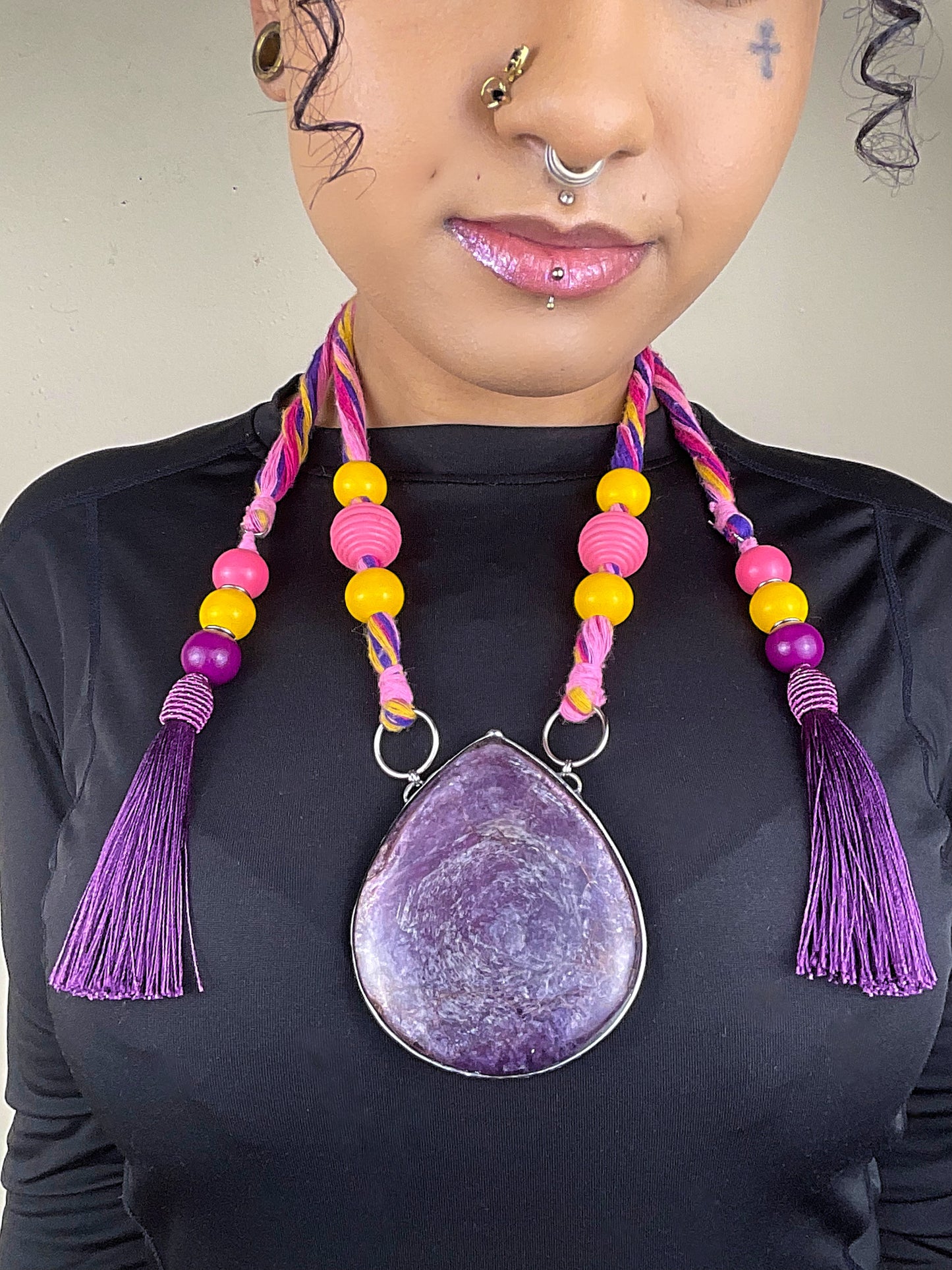 Helena | Lepidolite Necklace