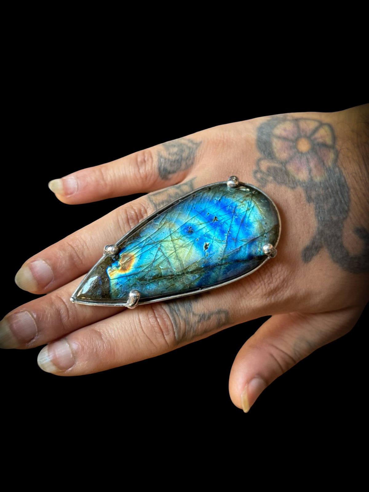 VIRIDITAS | Adjustable Labradorite Ring