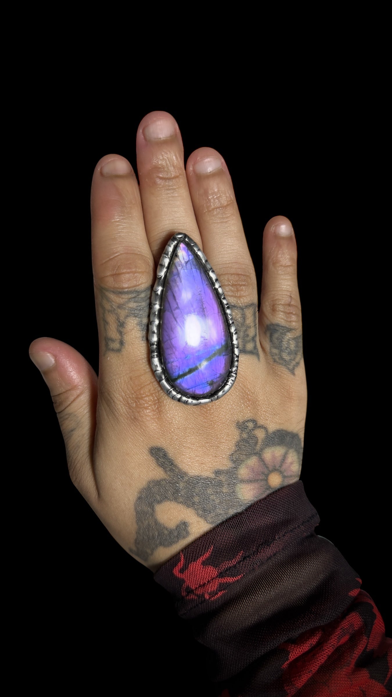 Riddhi | Labradorite Adjustable Ring