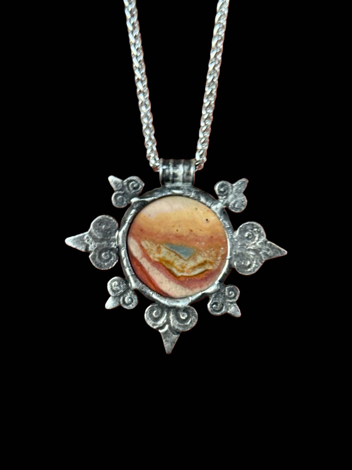 STRATA ROSE | Polychrome Jasper Necklace