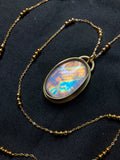 Cerys | Rainbow Moonstone Necklace