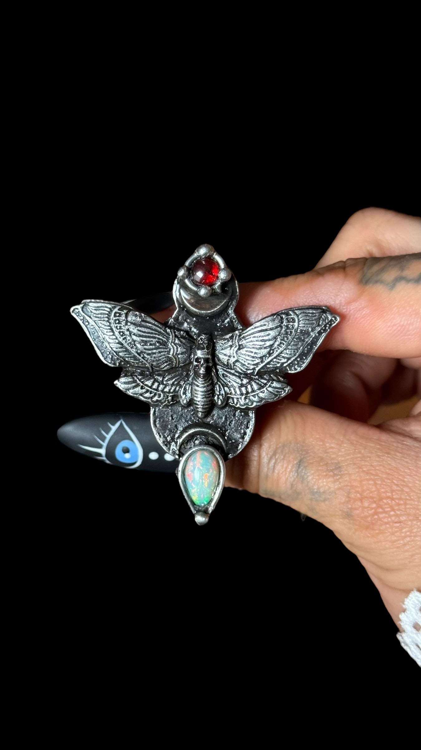 Agdistis | Ethiopian Opal and Garnet Ring