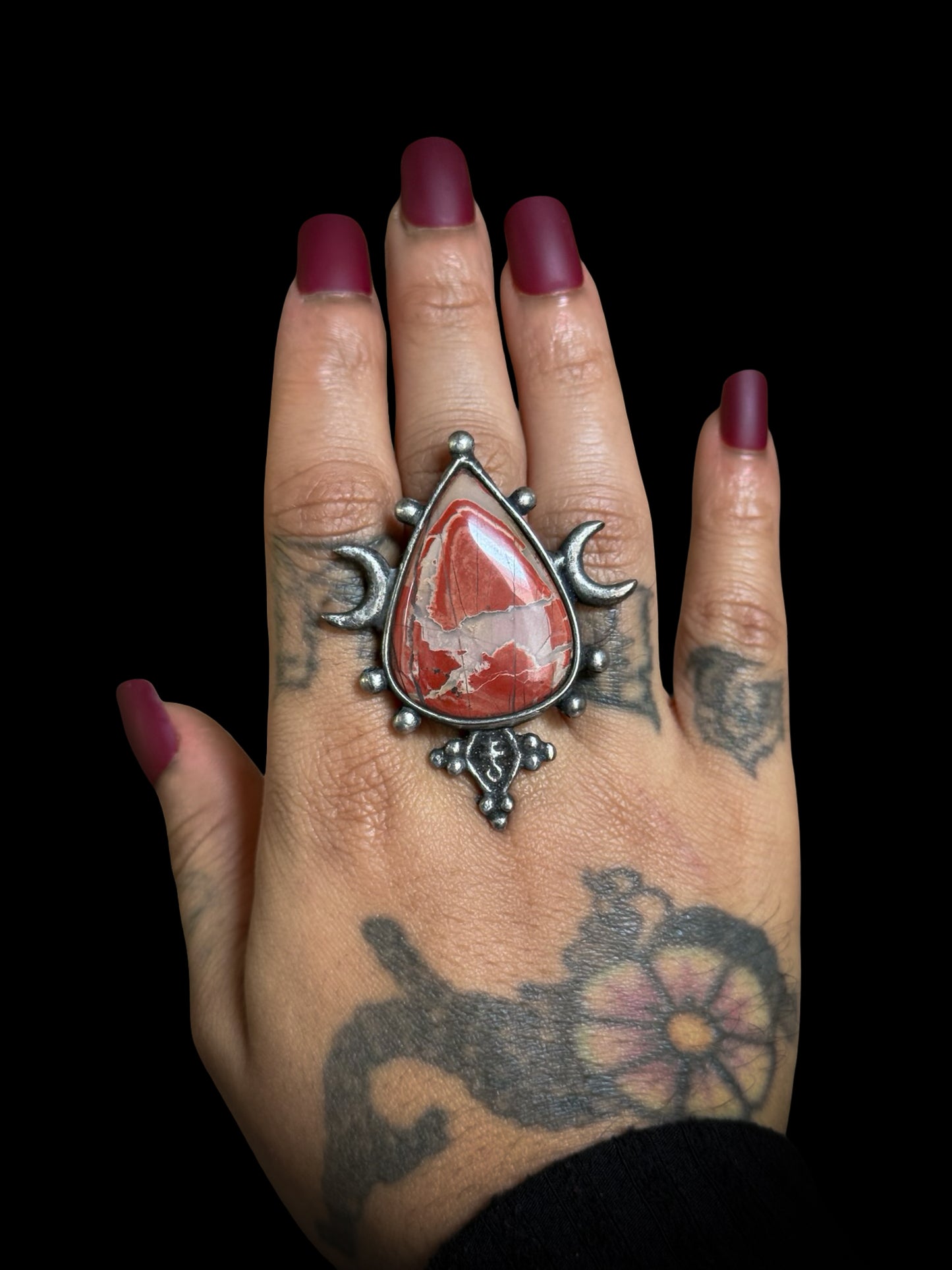 OXBOW | Red River Jasper Adjustable Ring