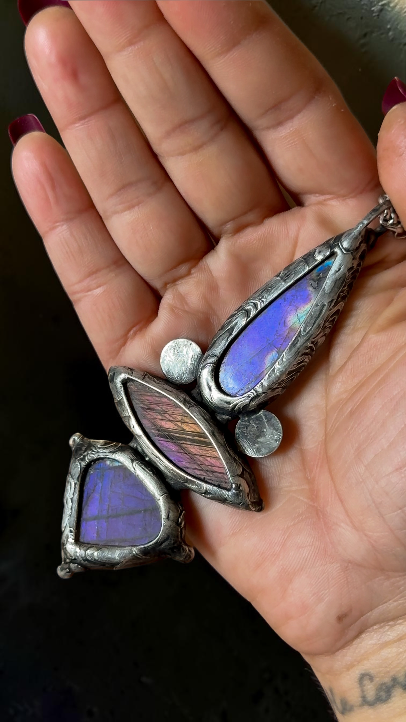 VESPER TRIPTYCH | Labradorite Necklace