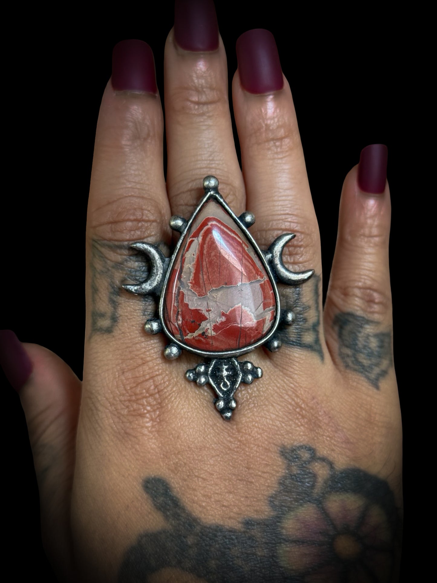 OXBOW | Red River Jasper Adjustable Ring