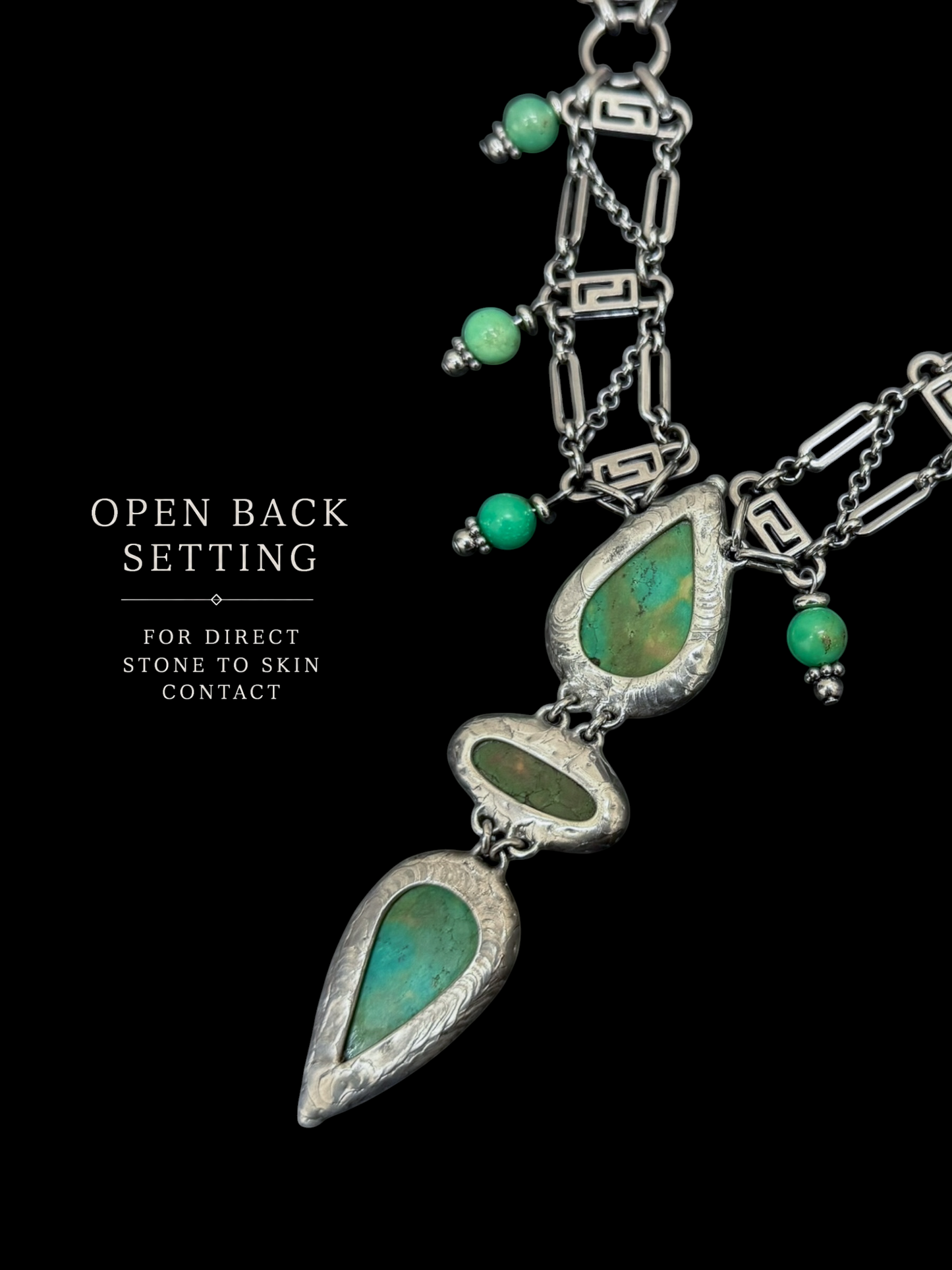 NERIA | Turquoise & Chrysoprase Necklace
