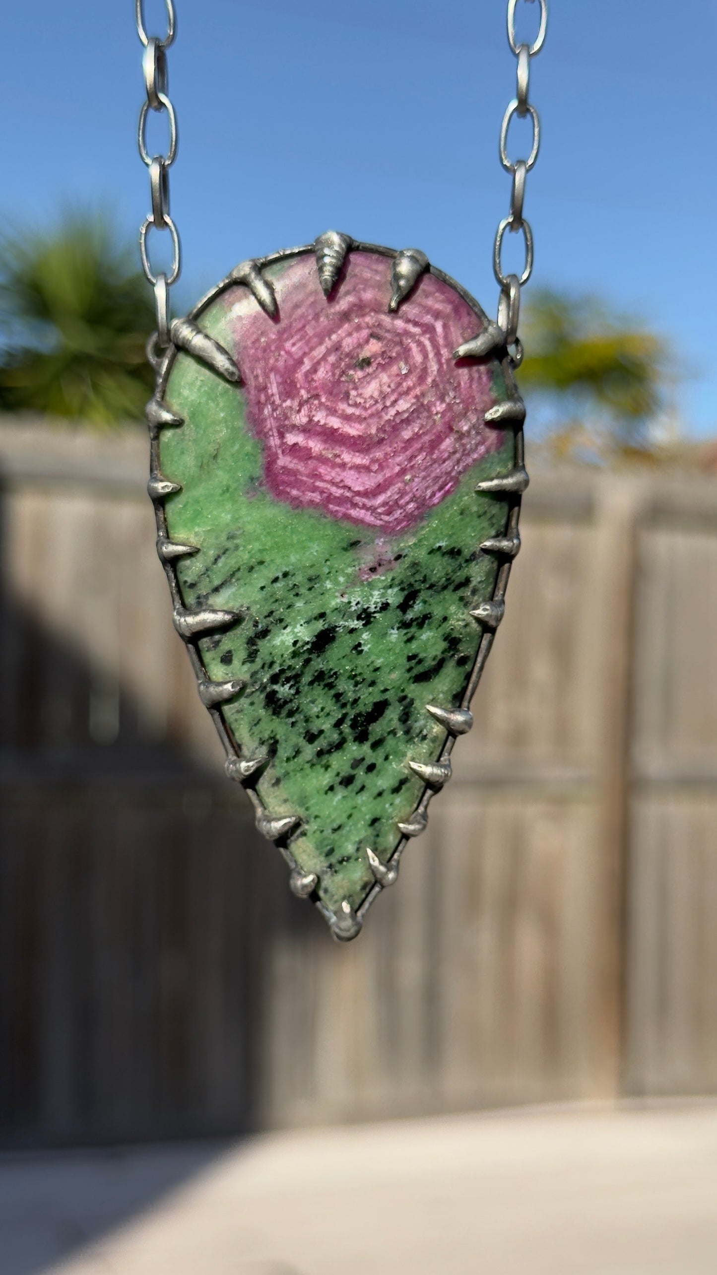 Valerius | Ruby Zoisite Necklace