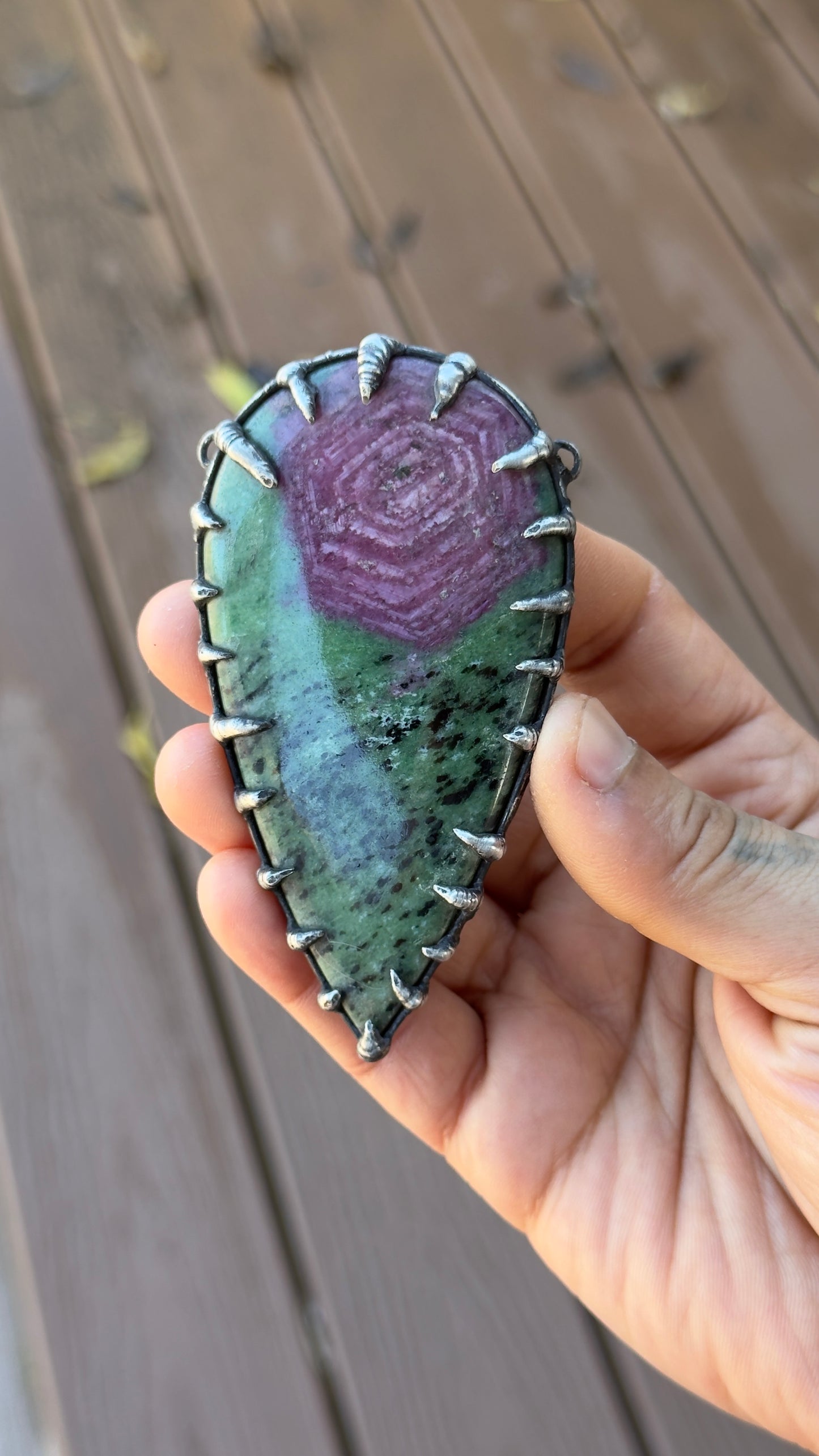 Valerius | Ruby Zoisite Necklace