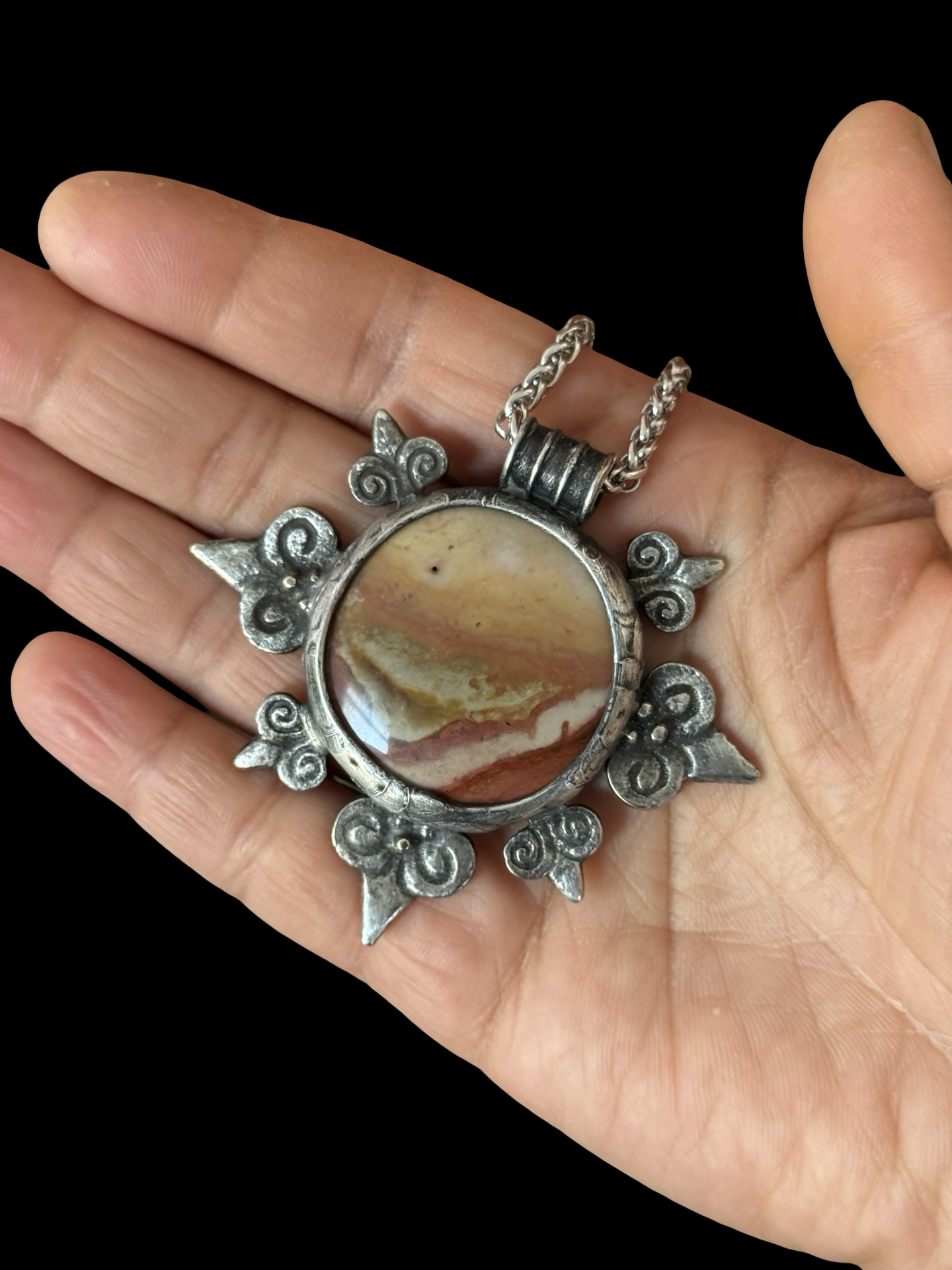 STRATA ROSE | Polychrome Jasper Necklace