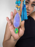 Miray | Rainbow Moonstone Necklace