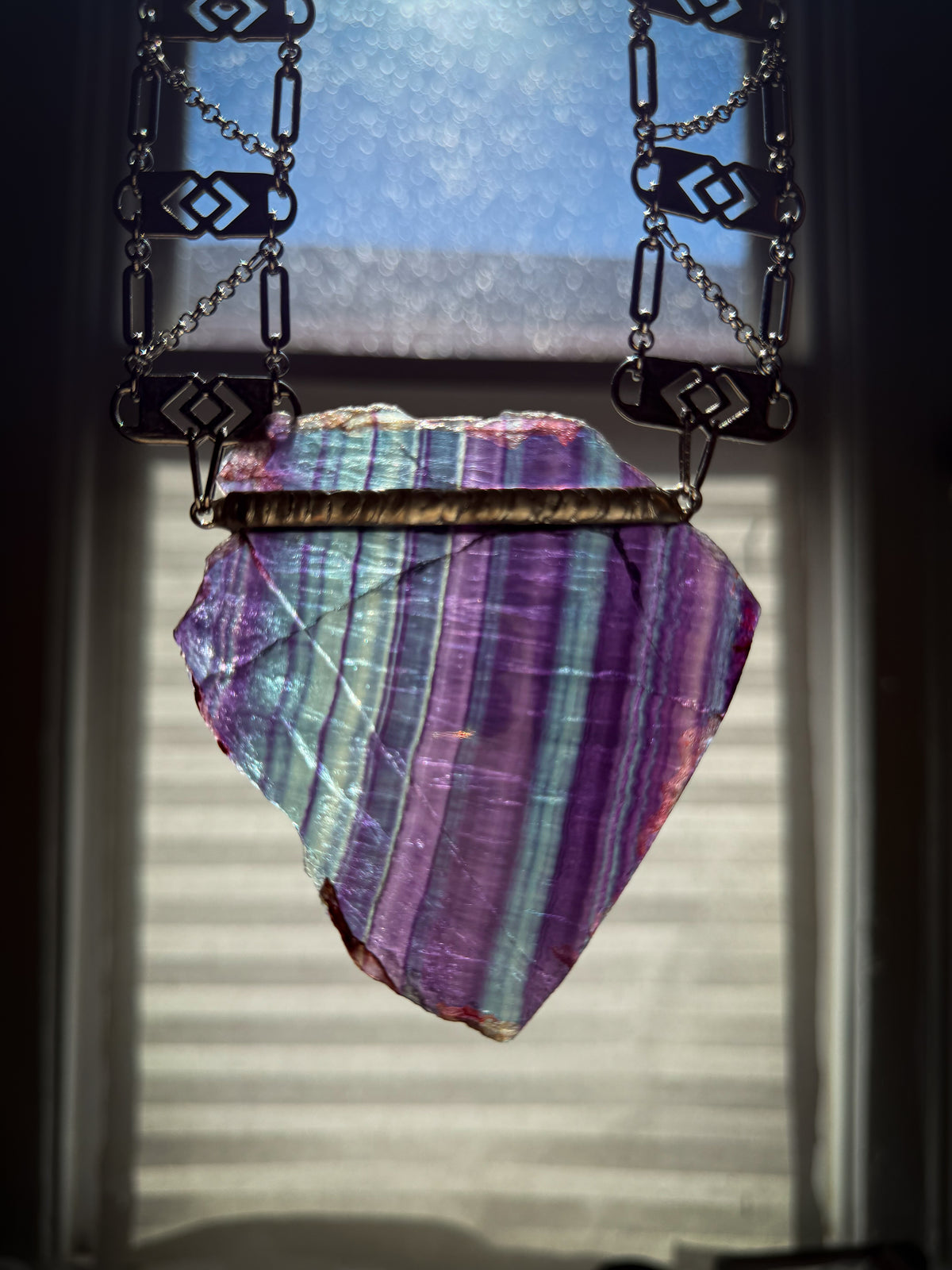 ANÁNKĒ | Fluorite Necklace