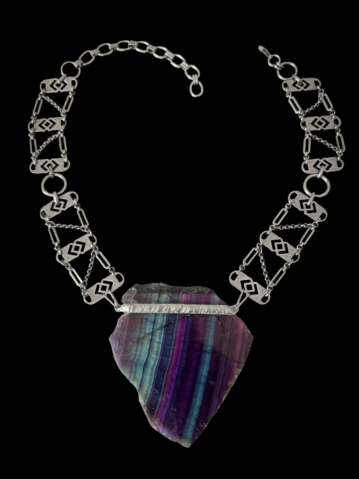 ANÁNKĒ | Fluorite Necklace