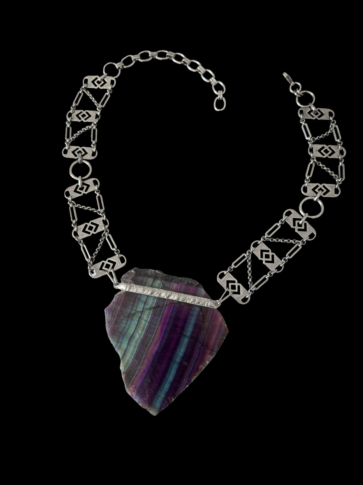 ANÁNKĒ | Fluorite Necklace