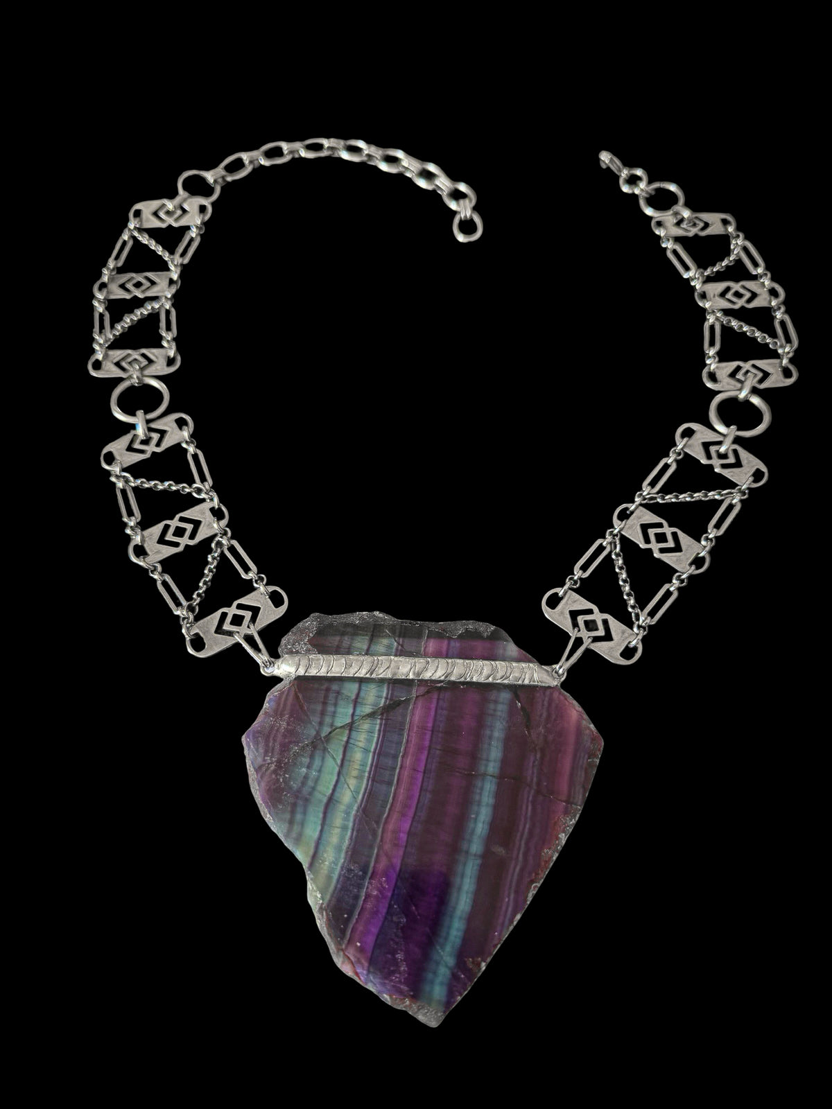 ANÁNKĒ | Fluorite Necklace