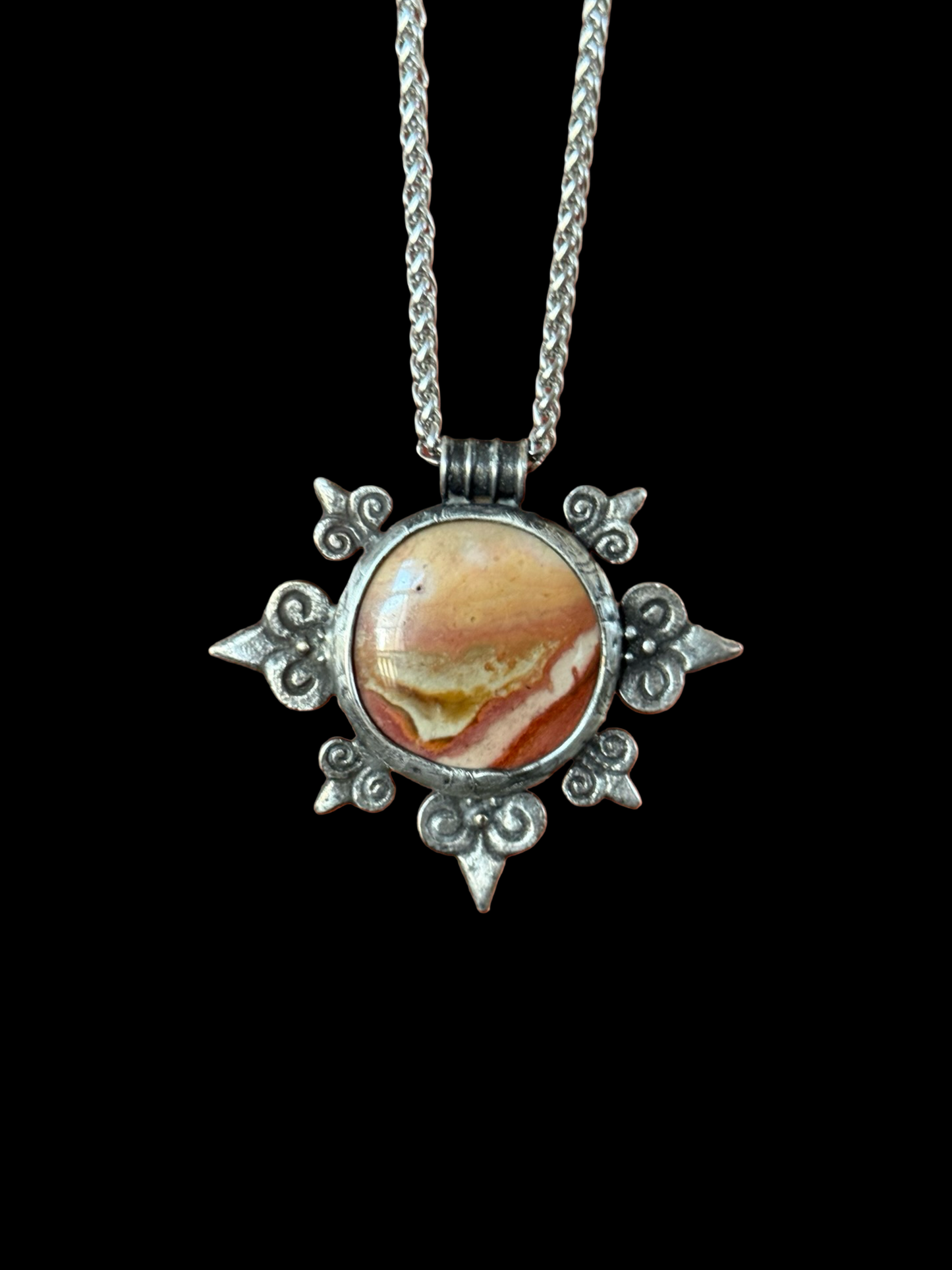 STRATA ROSE | Polychrome Jasper Necklace