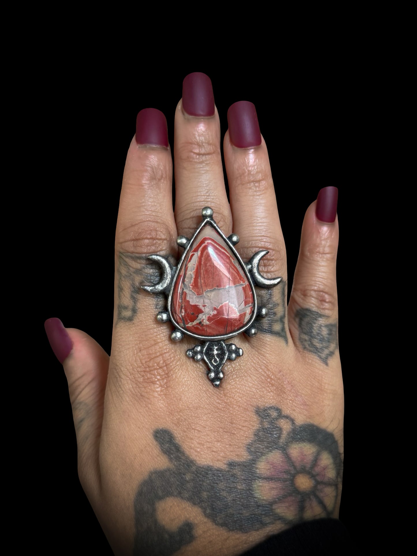 OXBOW | Red River Jasper Adjustable Ring