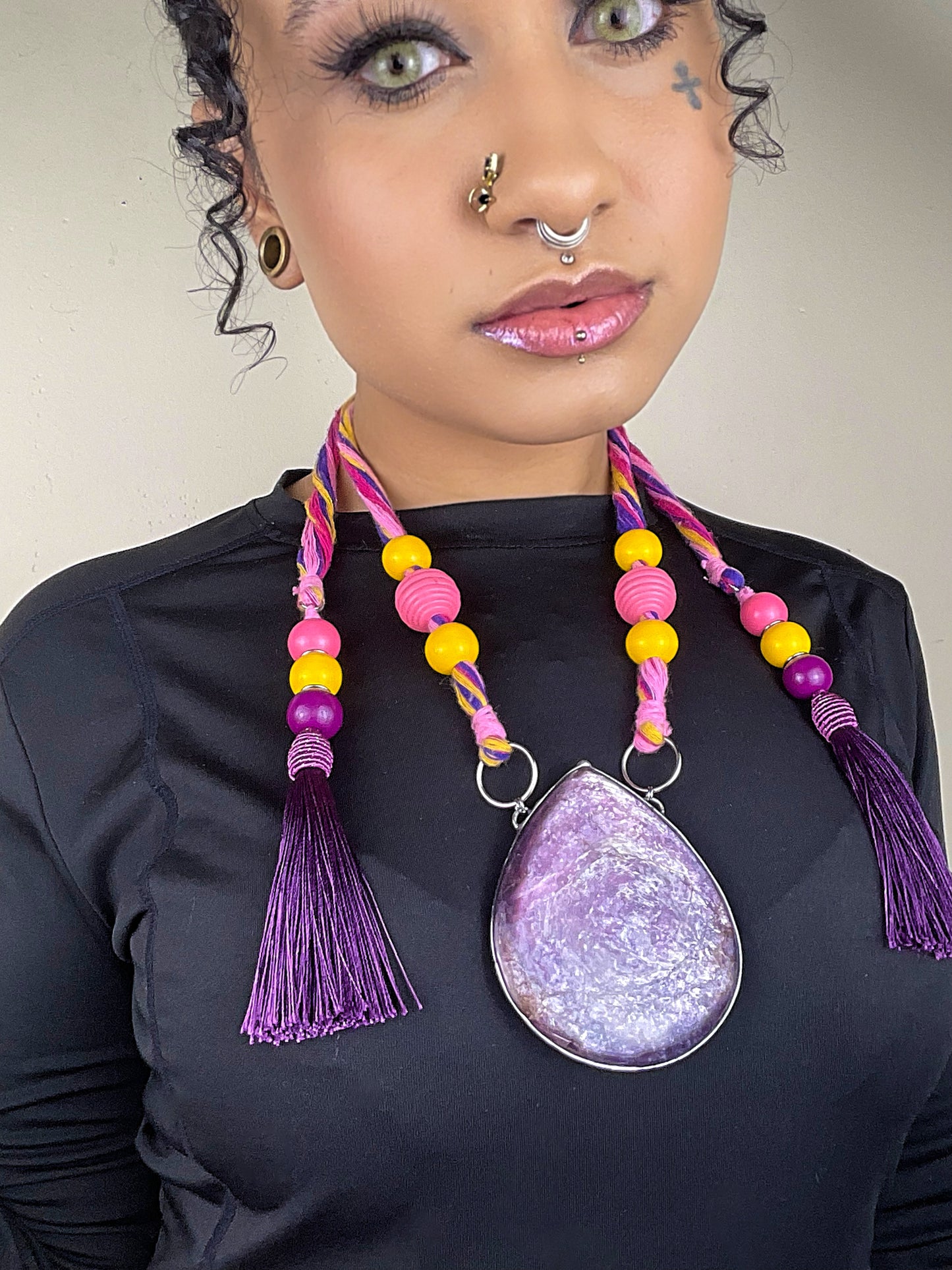 Helena | Lepidolite Necklace