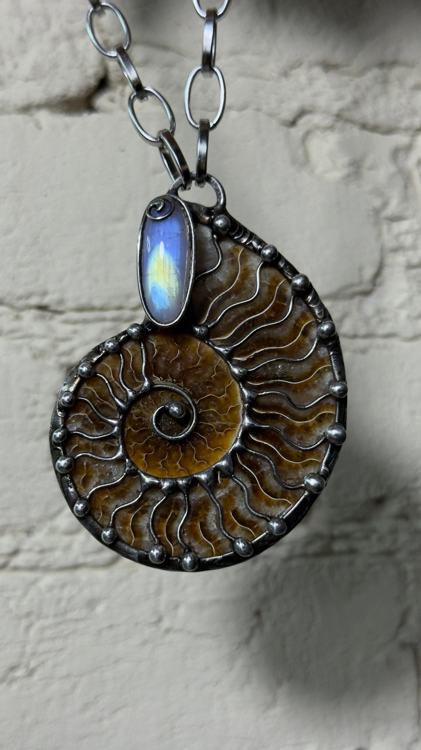 Ananta | Ammonite Necklace