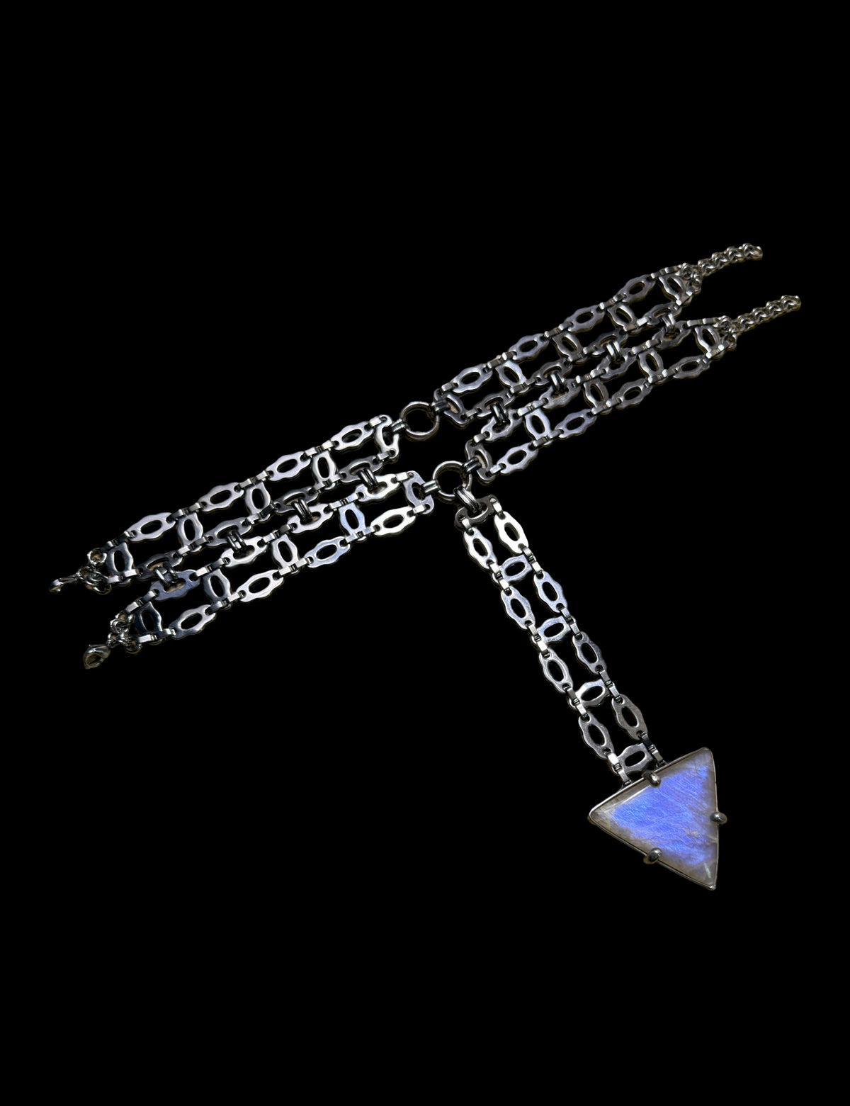 CAPRICCIO | Transformable Rainbow Moonstone Choker