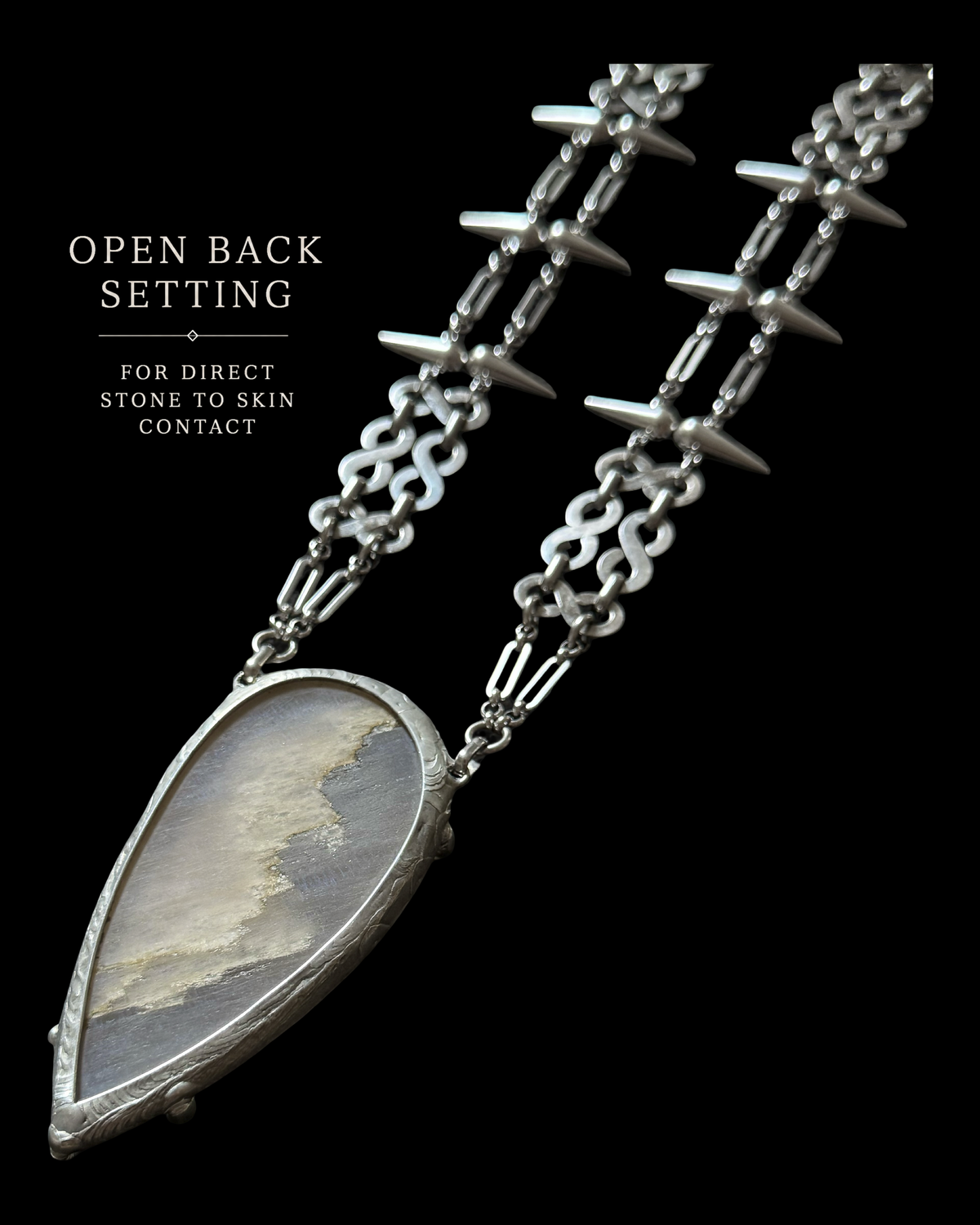 MIRARI | Rainbow Moonstone Necklace
