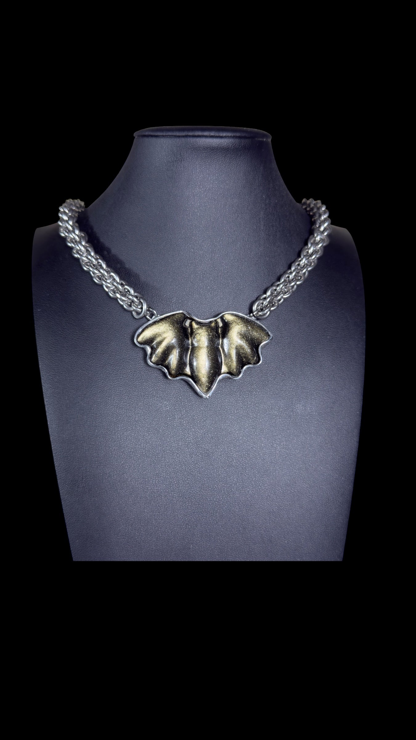 Leutogi | Gold Sheen Obsidian Necklace