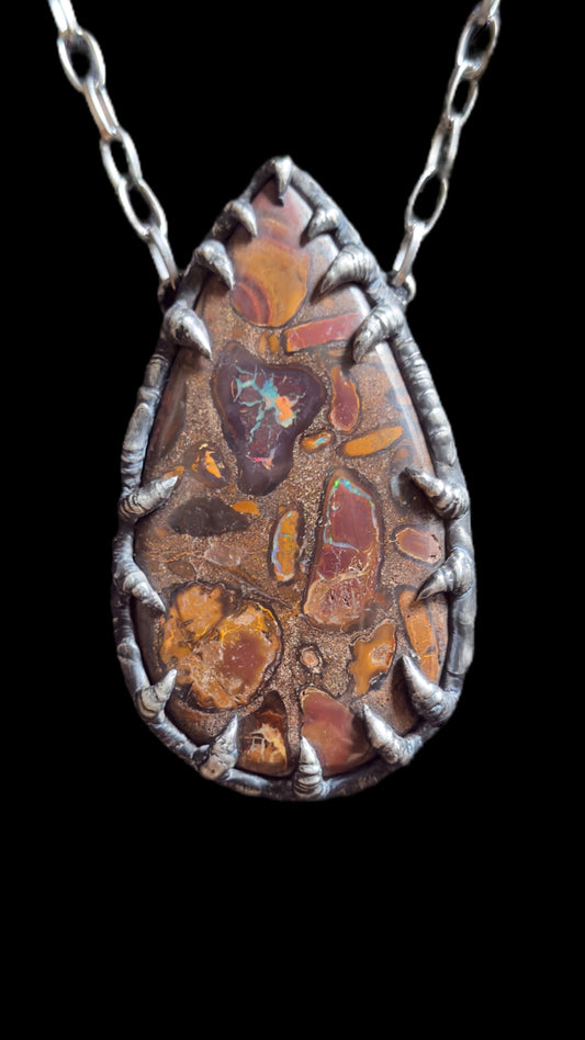 Isolde | Boulder Opal Necklace